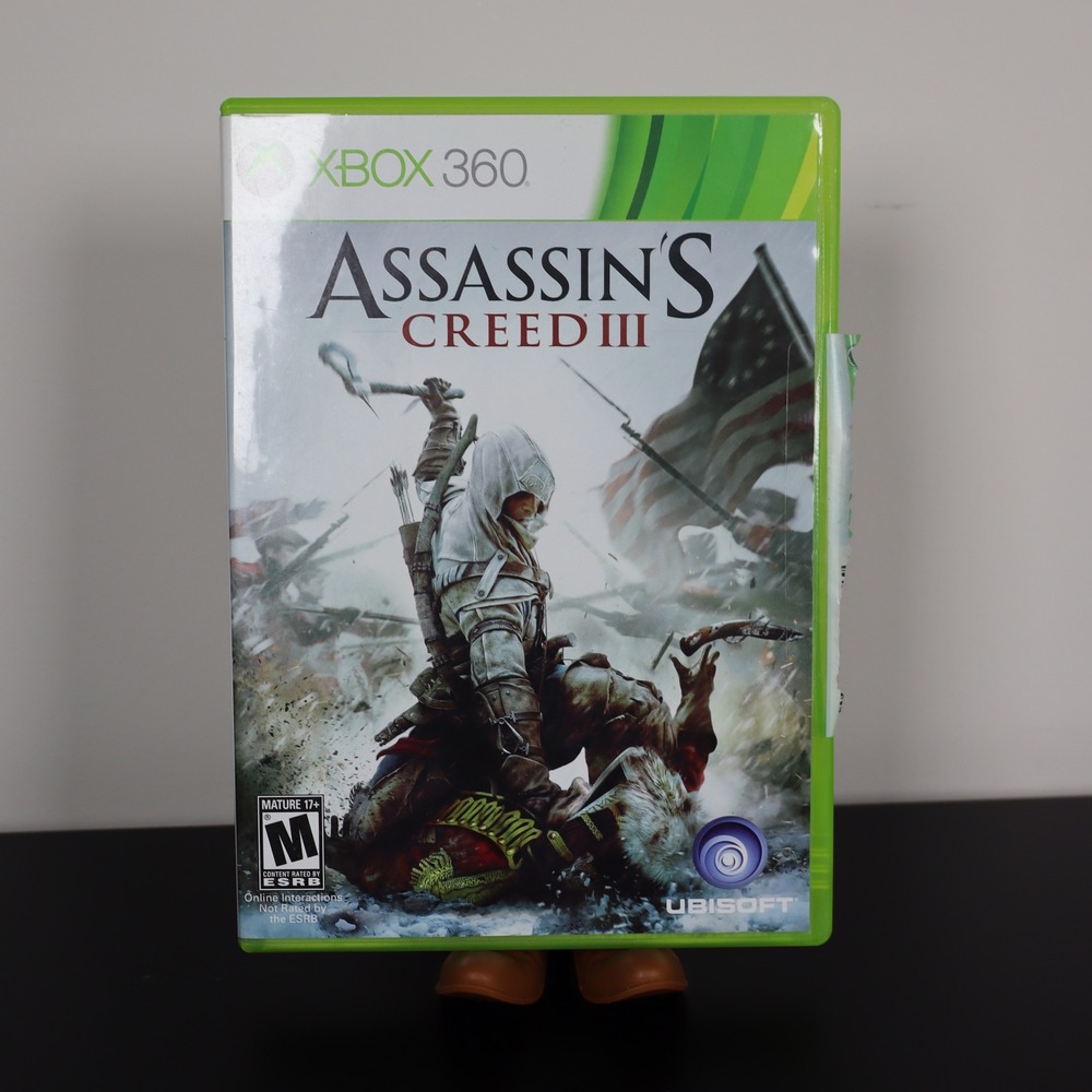 Assassins Creed III (Xbox 360, 2012) CIB Tested and Working Video Game